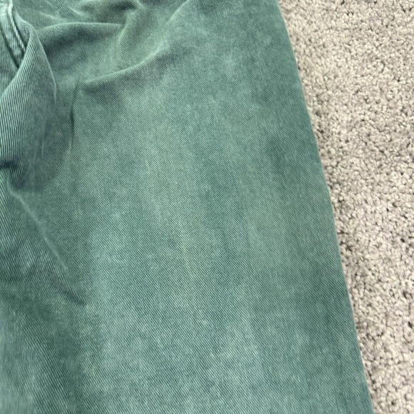 Vintage Lee Jeans Womens 16 Short Green High Rise Tapered Denim Medium Wash USA - Picture 12 of 13